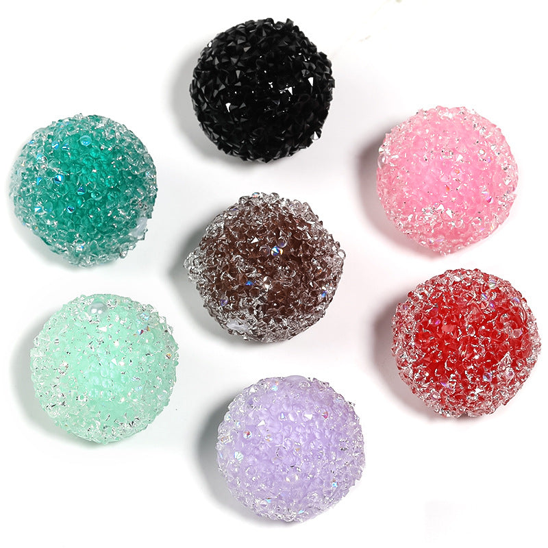 Wholesale DIY Sparkling Rhinestone Soft Sugar Beads